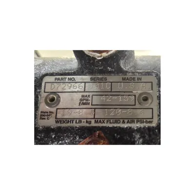 USED GRACO, INC. PART NO D72966 SERIES J01C