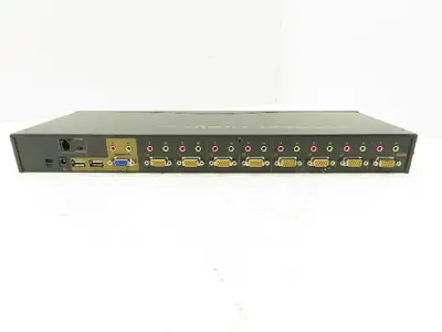 Aten CS-1758 MasterView Max KVM Switch 8-Way USB &PS/22 VGA Audio In/Out 3.5mm