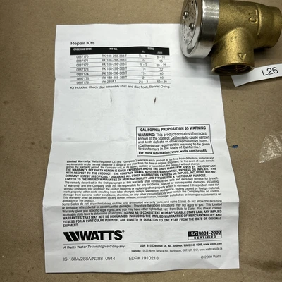 NEW Watts 288-z40