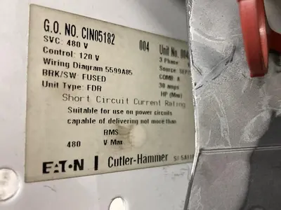 USED CUTLER-HAMMER CIN05182