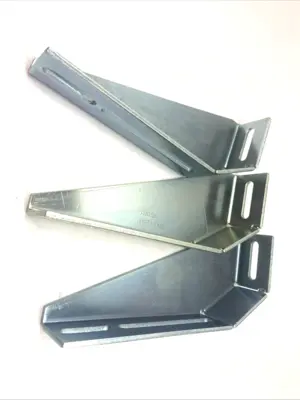 USED BOSCH REXROTH FOUNDATION BRACKET 210MM LENGTH LOT OF 3