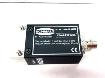 USED SCHMALZ VACUUM SWITCH 10.06.02.00070
