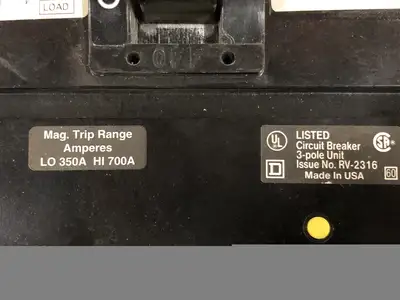USED SQUARE D KHL3615017DC1684