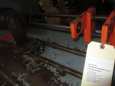 1159-105 FIOA WINDING / WINDER LATHE FOR TUBE AND WIRE / LINK MAKING