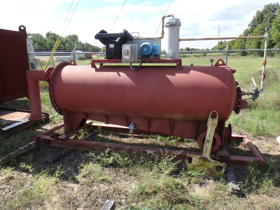 Degasser - Horizontal Vacuum Degasser, Air Marshall Compressor,