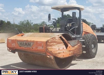 Used 2017 HAMM H11IX Single Drum Rollers Texas US | Proxy Equipment #1426083