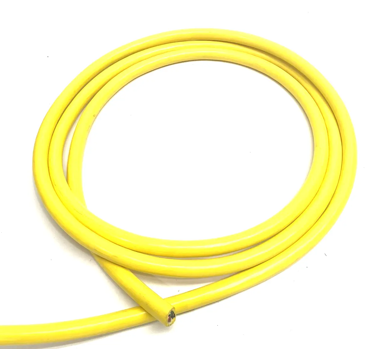 USED CAROL PORTABLE 12/4 SOOW YELLOW CORD 0.65" OD