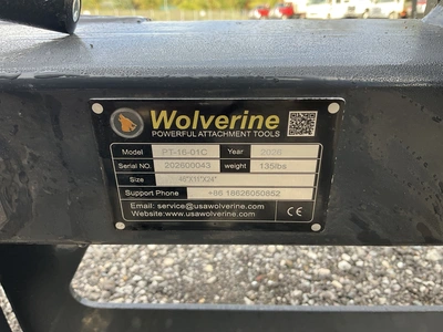 Used WOLVERINE PT-16-01C SKID STEER 3-POINT HITCH ADAPTER Hitches Michigan US | Miedema Asset Management Group #1487942