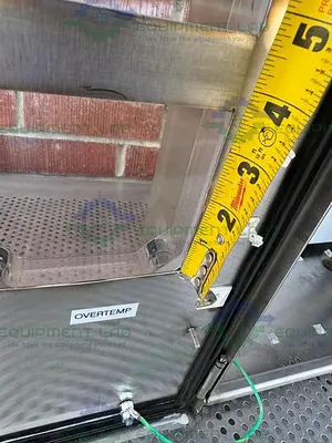 USED HOFFMAN STAINLESS STEEL STANDARD ENCLOSURE 17.5" X 11" X 22" W/ HEAT SINK