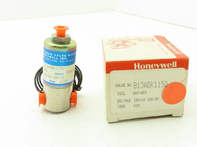 Honeywell Skinner B13ADK1150 Solenoid Valve 3-Way (NC) 240VAC 150 PSI 1/8" NPT