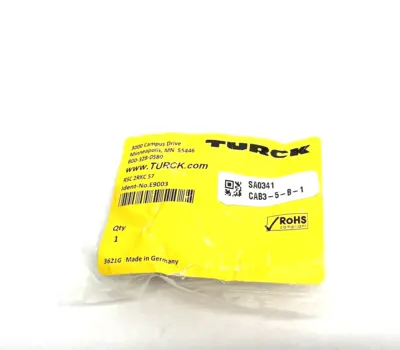 New | in-Stock Turck Eurofast, DeviceNet™ Cable Connector Tee, M12, E9003 Connector Accessories Michigan US | Maverick Industrial Sales #1402118
