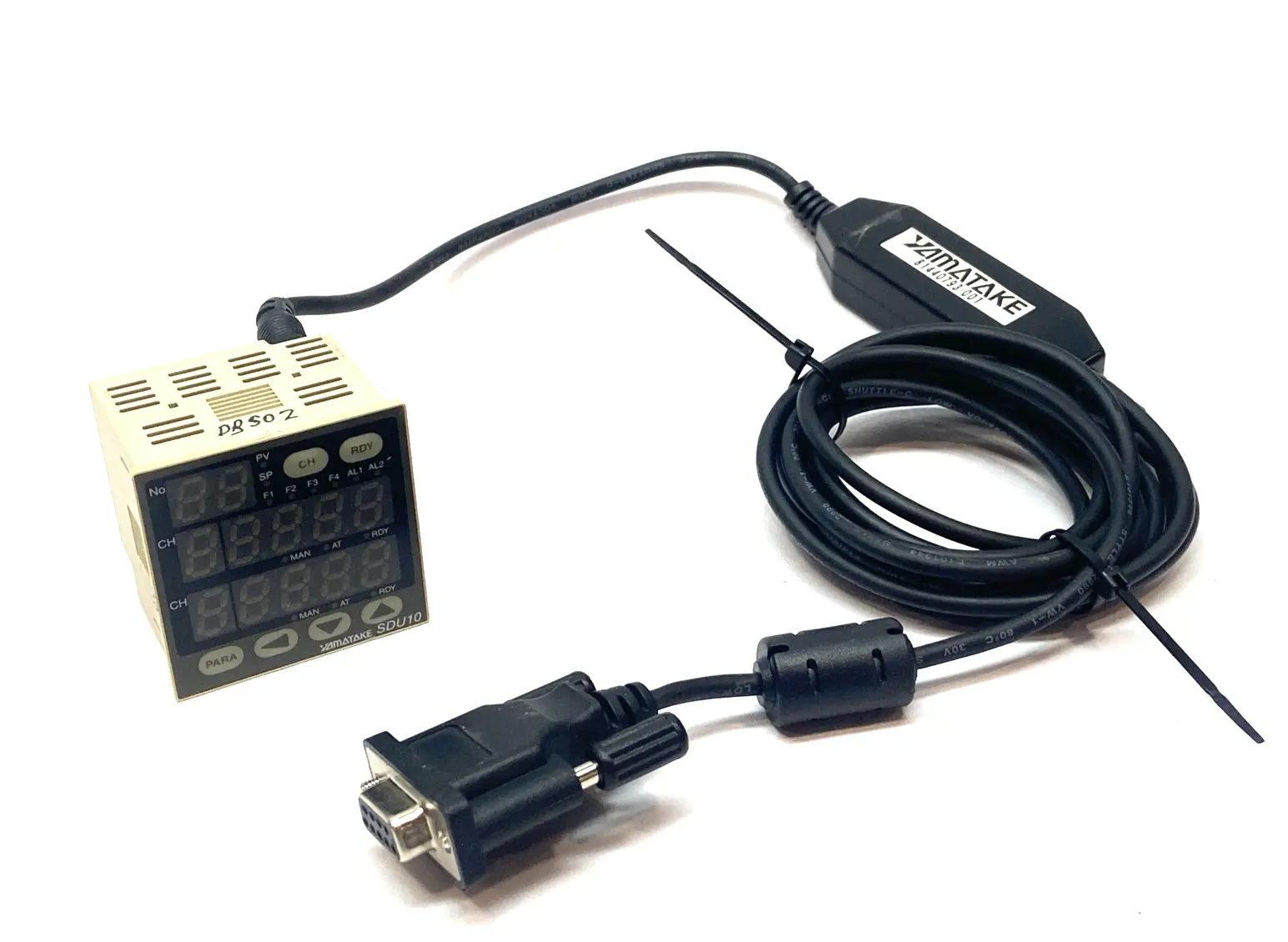 Used Yamatake Azbil Temperature Control Unit DIN Mount w/ 81440793-001 Cable PLC Temperature Modules Michigan US | Maverick Industrial Sales #1389688
