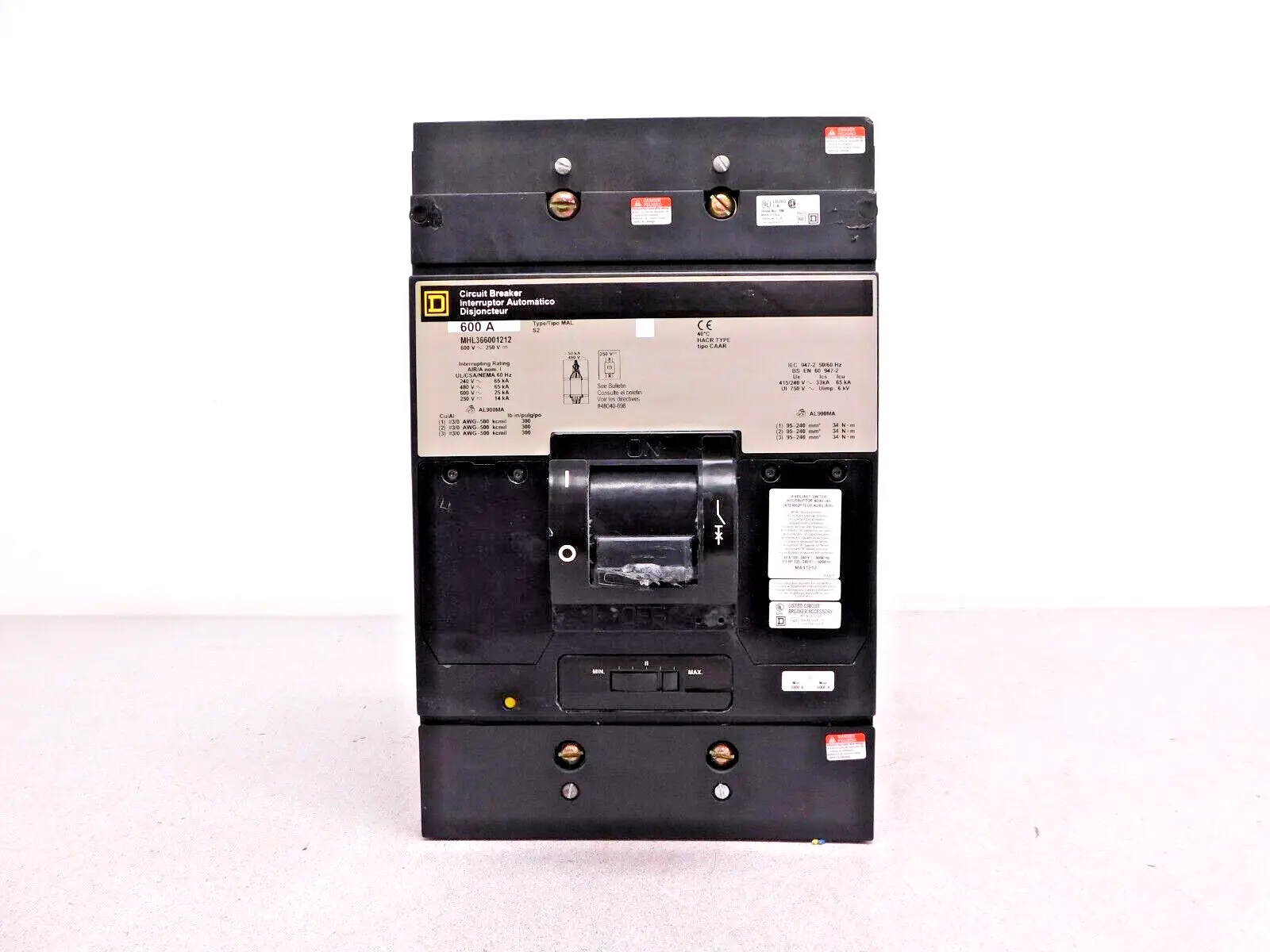 Used Square D MHL366001212 Circuit Breakers Ohio US | Equipment Recovery Corp. #1331114
