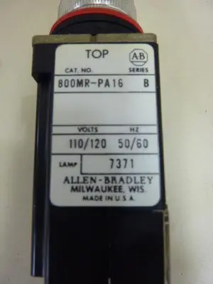 NEW ALLEN BRADLEY 800MR-PA16 RED