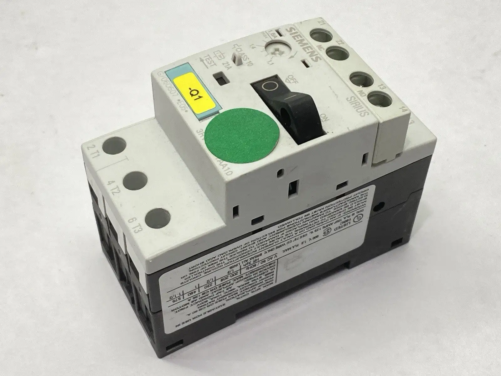 USED SIEMENS 3RV1011-1AA10