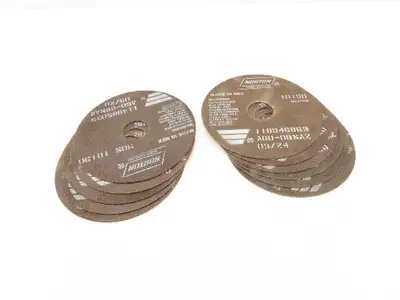 Norton AG0-0BNA2 Flat Cut Off Wheel Aluminum Oxide 6" Type 01 Lot Of 11