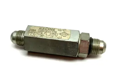 New | in-Stock RACINE IN-LINE CHECK VALVE, DANA CORP. Valves/Fittings | Maverick Industrial Sales #1100912