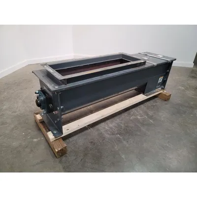 Used 12" Dia. X 5' long Carbon Steel Screw Auger Feeder [PART]