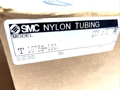 T1075B-100 | SMC  Pneumatic Tubing 10mm O.D. ROLL OF 80 METERS - New Other