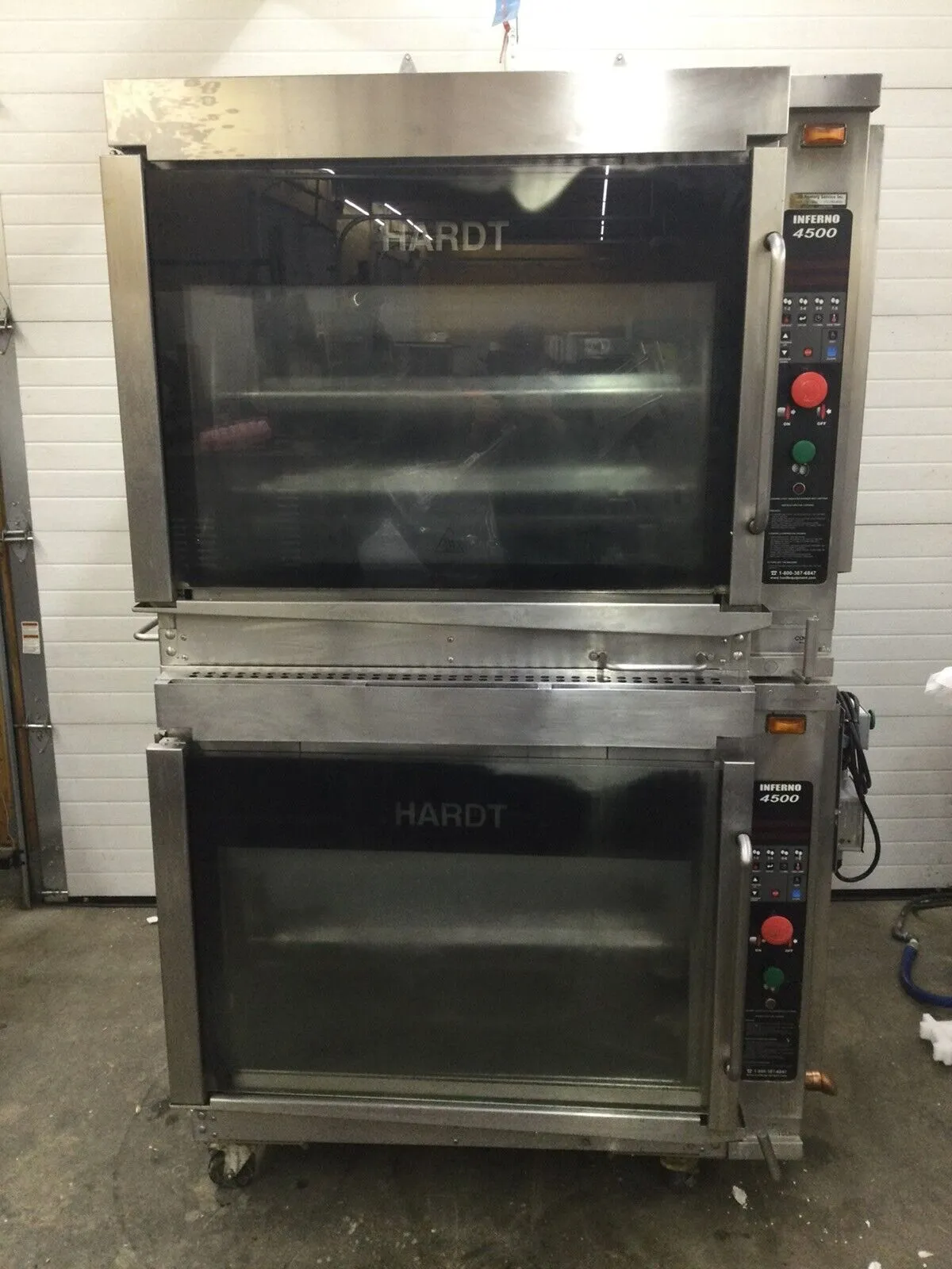 Hardt 4500 Inferno Double Stack 80 Chicken Natural Gas 110v Refurbished!
