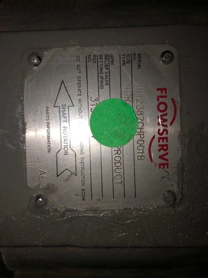 Flowserve 4GR Rotary Gear Pump, New Storeroom Spare