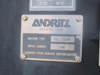 USED 2002 ANDRITZ D5LL