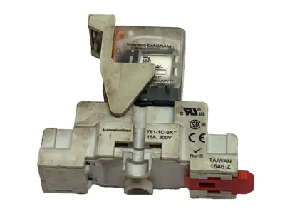 Used Dayton Ice Cube Relay W/ AutomationDirect 781-1C-SKT DIN Socket Relays & Switches Michigan US | Maverick Industrial Sales #1395191