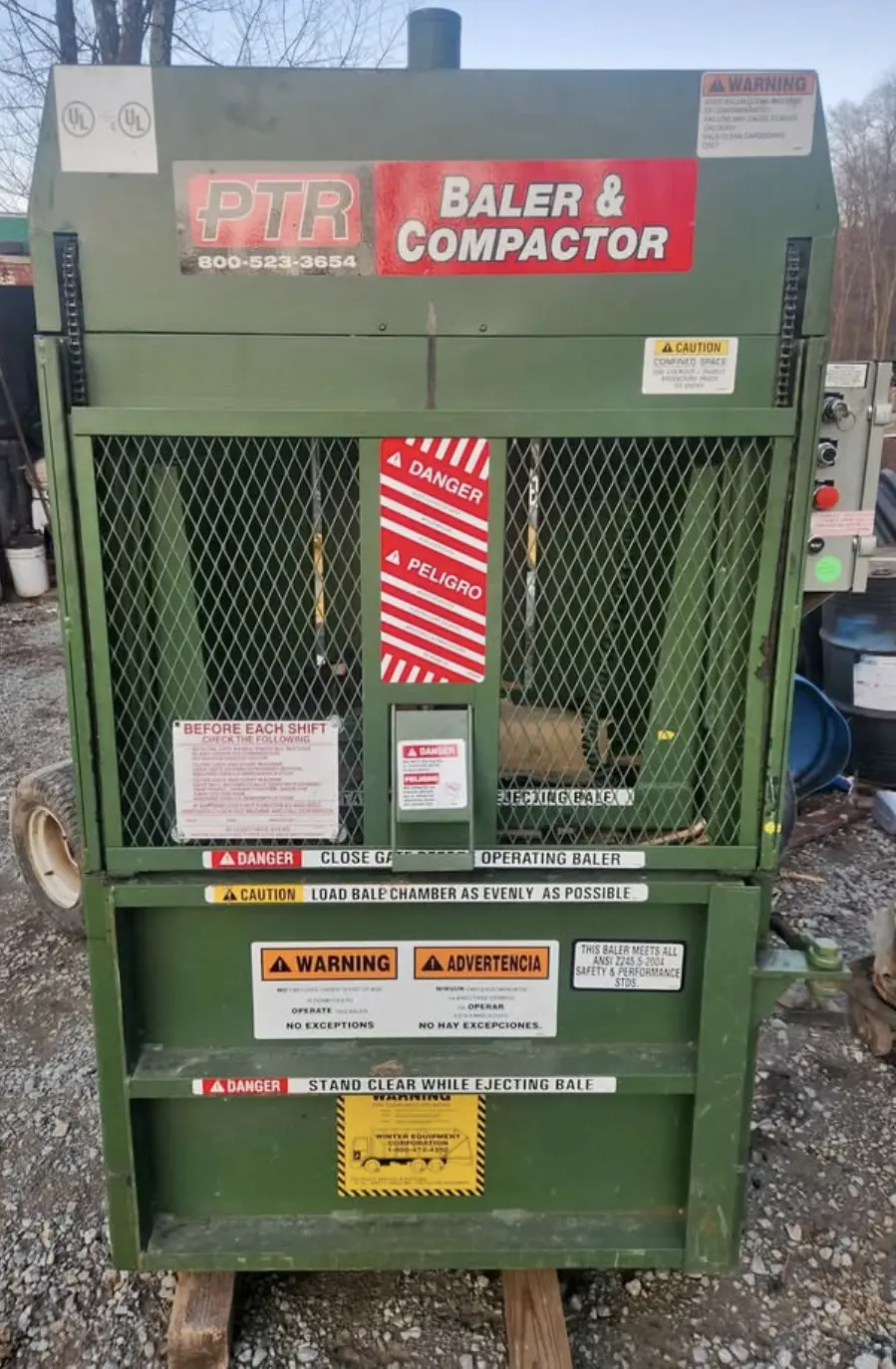 USED 2008 PTR BALER AND COMPACTOR CO 360