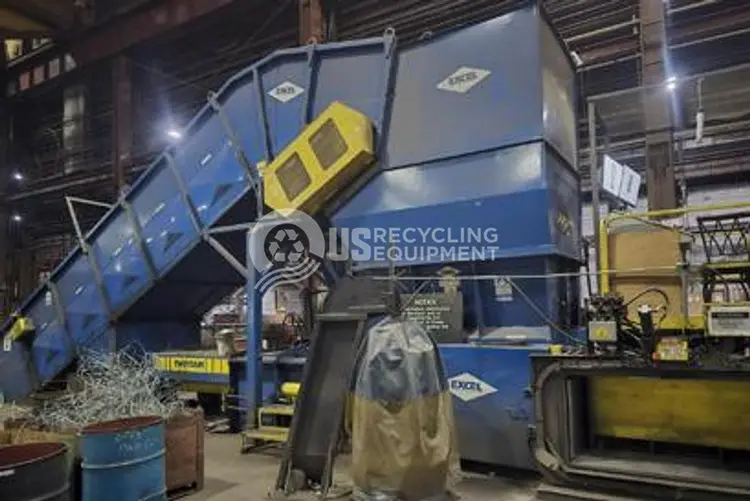 Used 2008 EXCEL 2R10 HORIZONTAL BALER WITH CONVEYOR Balers Pennsylvania US | US Recycling Equipment #1244462