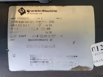 USED FRANKLIN ELECTRIC 1302840102