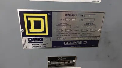SQUARE D QED POWER STYLE / MODEL 5 Electrical Switchgear / Power Distribution Switchboard | Machinery Solutions Group, Inc. (15)