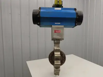Velan L16-0CP13-DCJA Torqseal 10" Stainless Lug Butterfly Valve w/Rotex Actuator