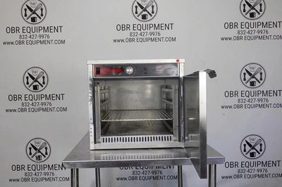FWE COUNTERTOP HEATING HOLDING CABINET MODEL HCL-1826-4-CHIP (HINGES FROM RIGHT TO LEFT)