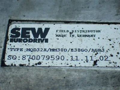 Used SEW EURODRIVE MQD32A/MM30D/Z38G0AGB3 Variable Speed Drives Ohio US | HGR 24 #838786