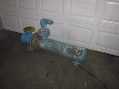 23.5 sq ft Bell & Gossett U-tube Shell and Tube Heat Exchanger