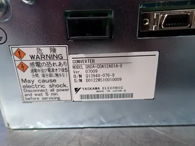 Used YASKAWA SRDAC0A12A01AE Servo Controller Parts Ohio US | HGR 24 #802861