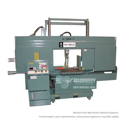 WF WELLS H-2024-3 Horizontal Bandsaws Semi Auto | Sierra Victor Industries (1)