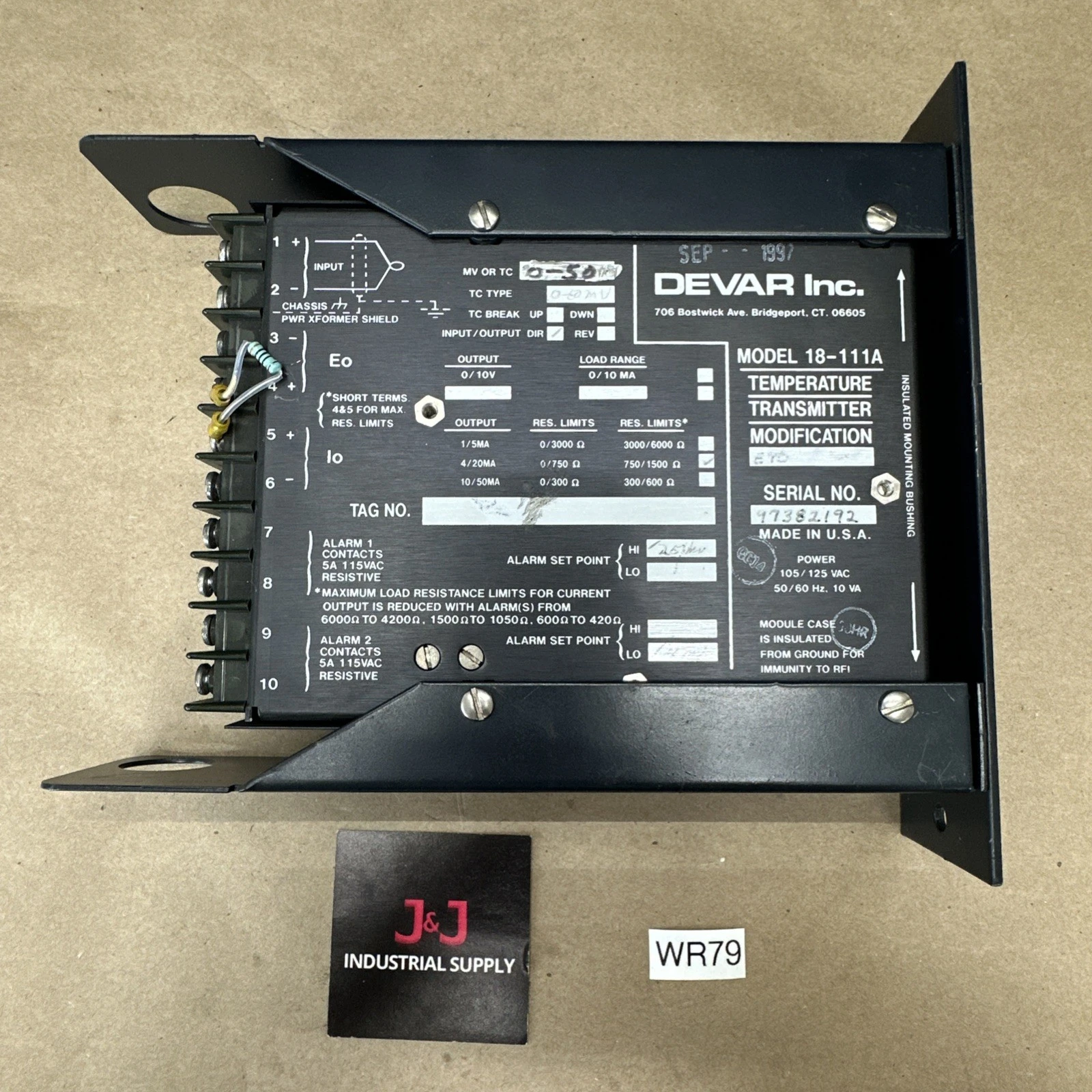 USED DEVAR 18-111A