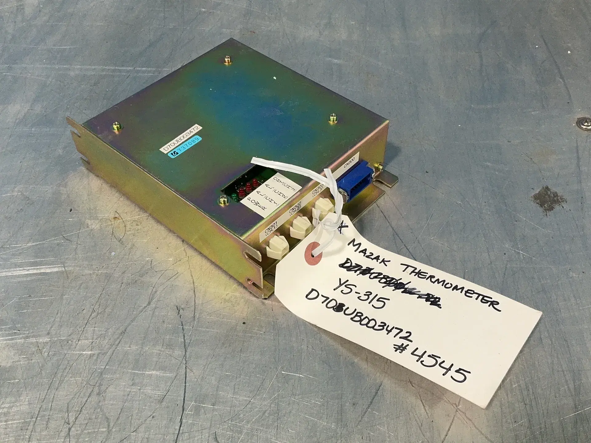 Used MAZAK YS315 PLC Temperature Modules Ohio US | HGR 24 #1316526