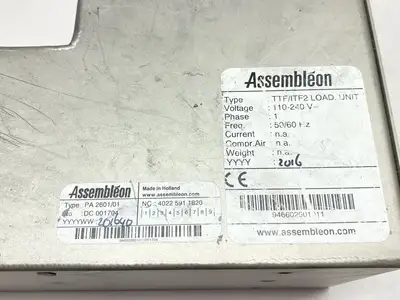 USED ASSEMBLEON TTF/ITF2 LOAD UNIT PA 2601/01
