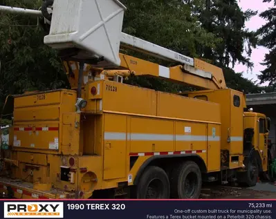 Used 1990 TEREX 320 Bucket (boom) trucks Oregon US | Proxy Equipment #1378402