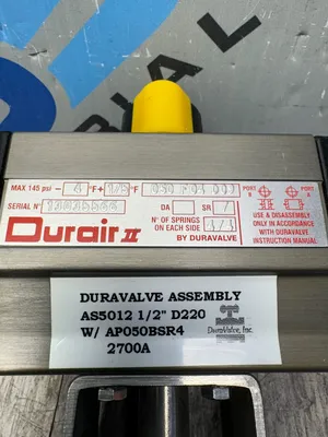 DURAVALVE 050 F04 D09 Electrical/PLC/Automation | ESS Industrial Equipment Sales (6)