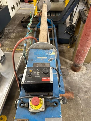 70” Plastic Rewinder With  Dayton DC Speed Control