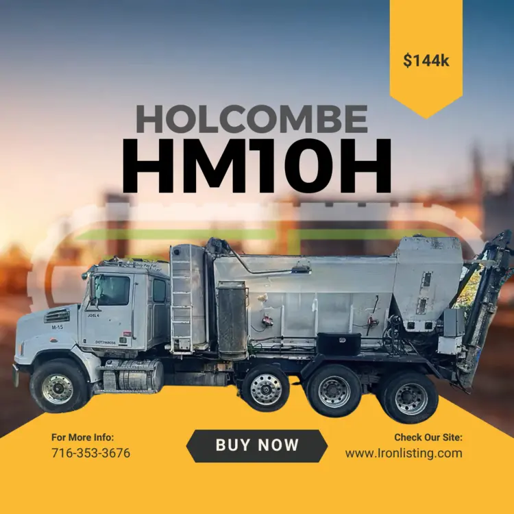 Used Holcombe HM10H Concrete Mixer Trucks Pennsylvania US | Iron Listing #469646