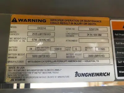 Used 2019 JUNGHEINRICH EKS314 Order Pickers Illinois US | Somerset Equipment Sales #1546125