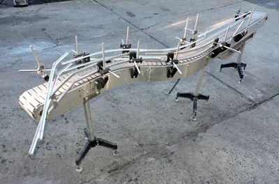 USED 11' STAINLESS STEEL  CONVEYOR 7" X 11' S CONVEYOR