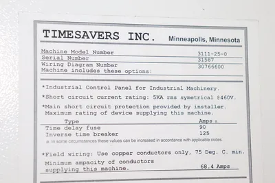 USED TIMESAVERS PUMA
