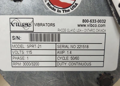 NEW VIBCO SPRT-21