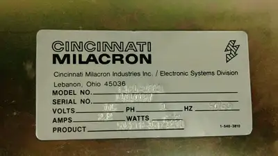 CINCINNATI MILACRON 3-424-1882A +5V Supply 2.2 Amp 115V. 4E-10