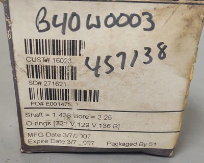 🔥Inpro Seal Bearing Isolator 1900-A-P0041-0 Shaft 1.438 Bore 2.225